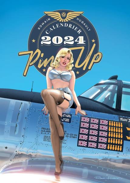 calendrier pin up wings 2024 romain hugault