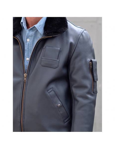 blouson véritable cuir pilote dans le sud de la France