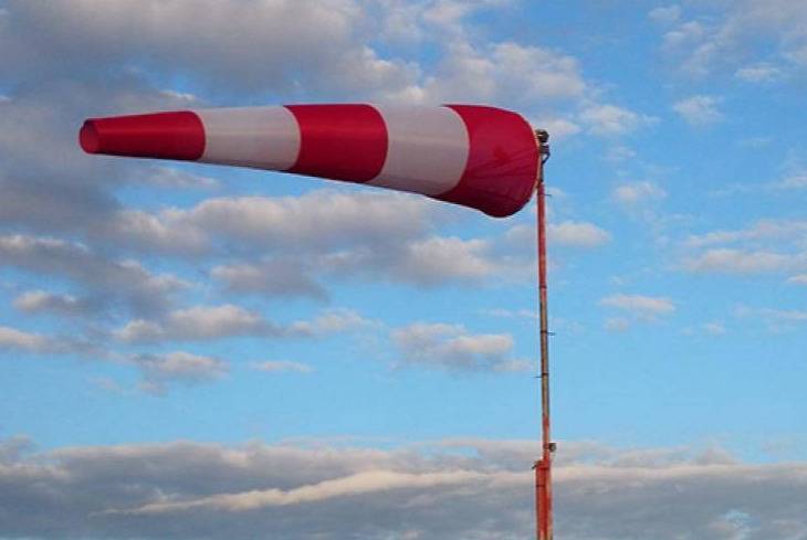 Manche à vent homologuées STNA 100 x 450 cm pour aéroports 