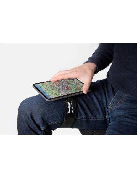 support de cuissepour utilisation de sd vfr sur ipad mini en avion et hélicoptère