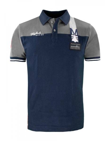 Polo brodé rafale M marine nationale sud air equipement.