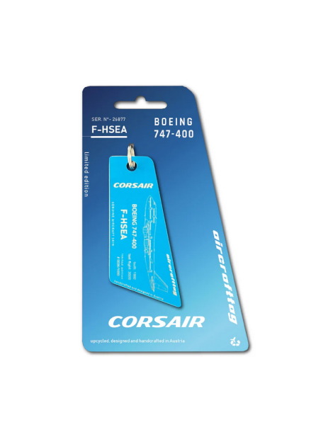 porte clés cadeau pour pilote d'avion du boeing 747 de Corsair chez ud Air Equipement , proche de Carpentras