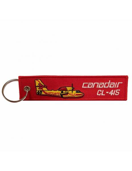 porte cles flamme canadairs sécurité civile amicale des pompiers de l'air chez sud air equipement.