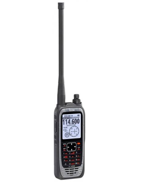 VHF portative aviation Radio ICOM IC–A25 NEFR Bluetooth et GPS intégré, Avec afficheur, graphique, clavier et 200 canaux