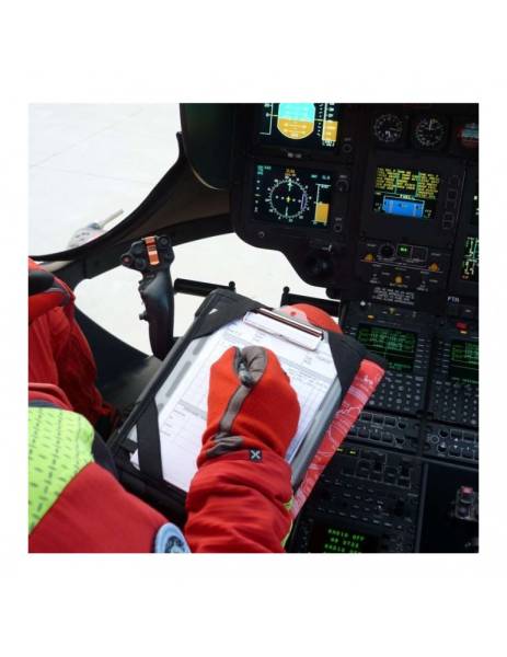 planchette de vol utilisés par les pilotes d'hélicoptères su samu